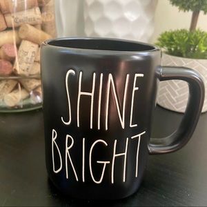 Rae Dunn ‘SHINE BRIGHT’ Black Mug